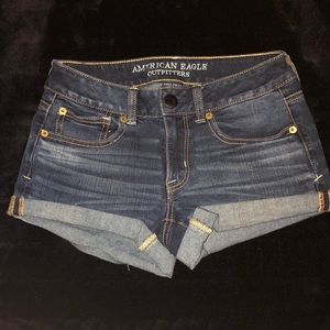 American eagle jean shorts